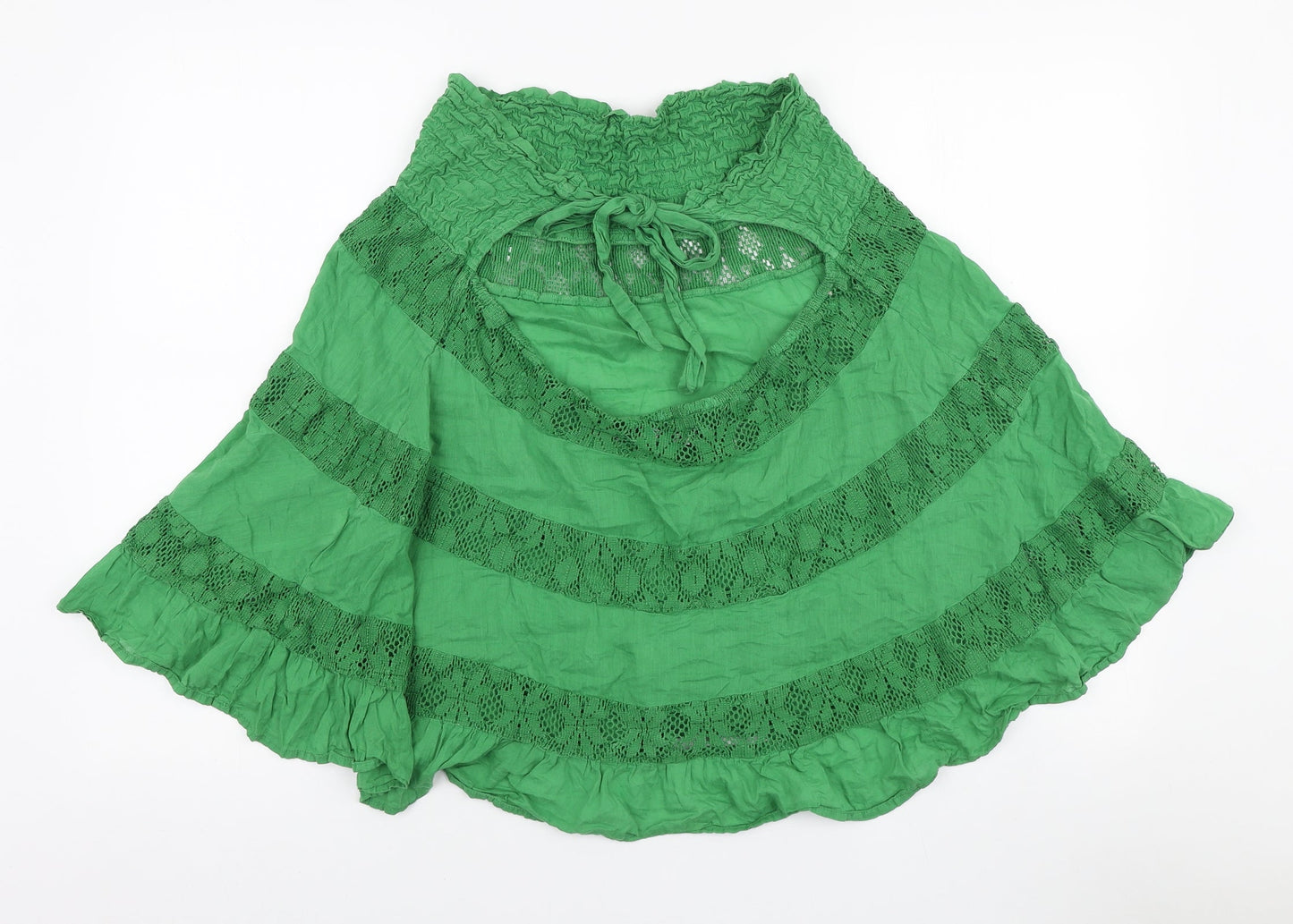 Womens UK Size 8 ASOS Green Basic Blouse