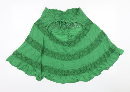 Womens UK Size 8 ASOS Green Basic Blouse