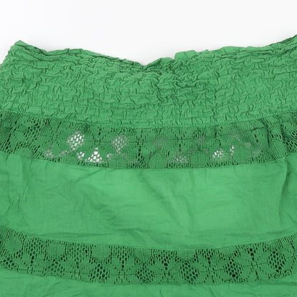 Womens UK Size 8 ASOS Green Basic Blouse