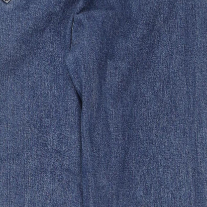 Object Womens Blue Cotton Mom Jeans Size M L26 in Regular Zip