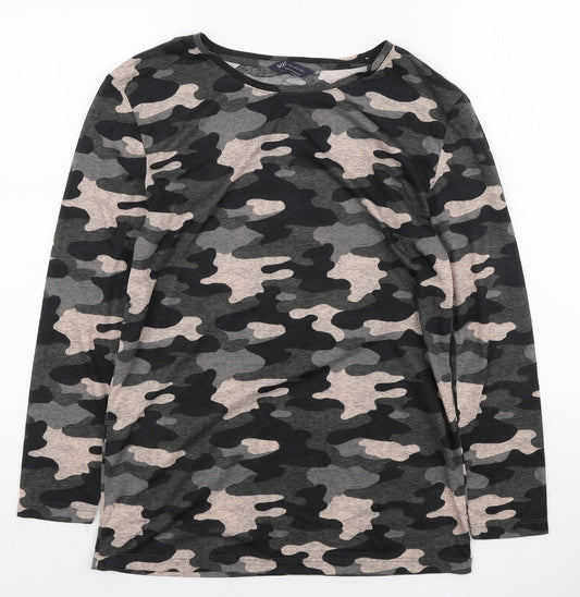 Womens UK Size 6 Marks and Spencer Multicoloured Basic T-Shirt