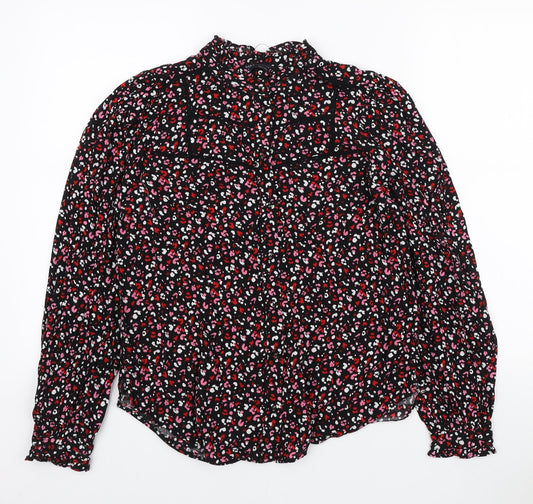 Womens UK Size 6 Marks and Spencer Multicoloured Basic Button-Up