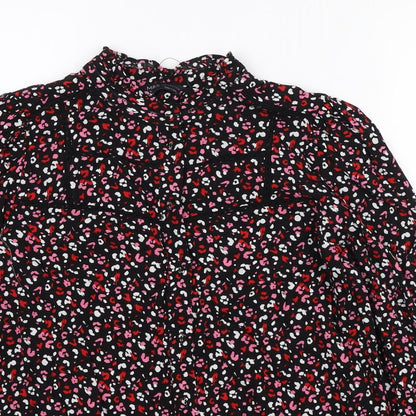 Womens UK Size 6 Marks and Spencer Multicoloured Basic Button-Up