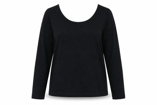 Womens UK Size 16 Kaleidoscope Black Basic Blouse