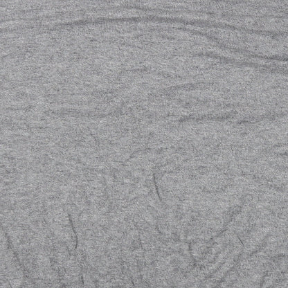 George Womens Grey Round Neck Cotton Pullover Jumper Size XL