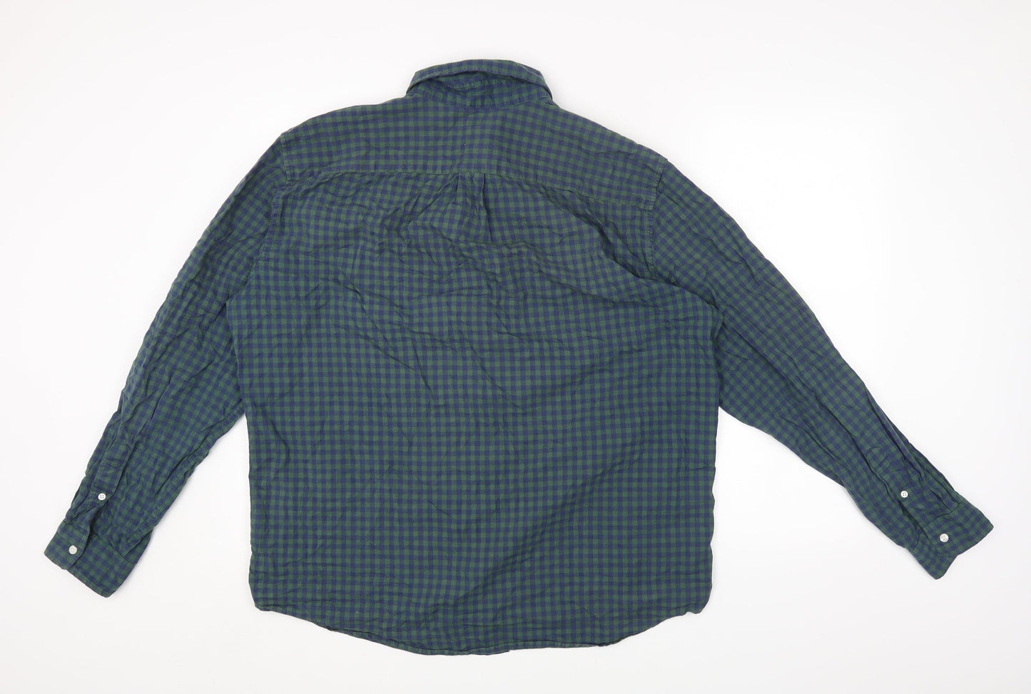 Mens UK Size XL Gap Blue  Button-Up Long Sleeve Casual Shirt