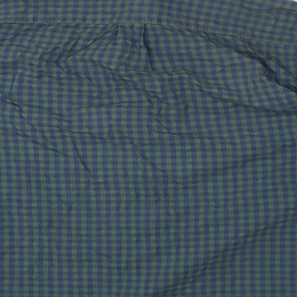 Mens UK Size XL Gap Blue  Button-Up Long Sleeve Casual Shirt