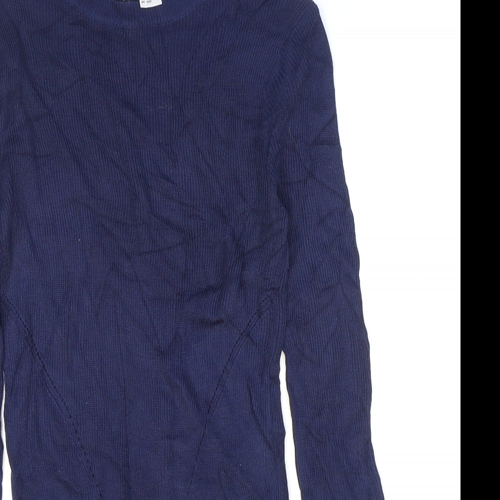 Womens UK Size 4 H&M Blue Pullover Jumper