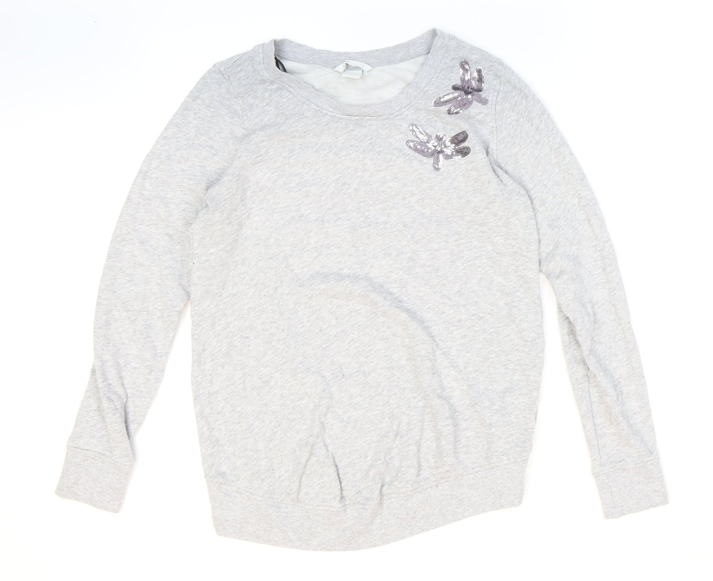 Womens UK Size M H&M Grey Pullover Jumper