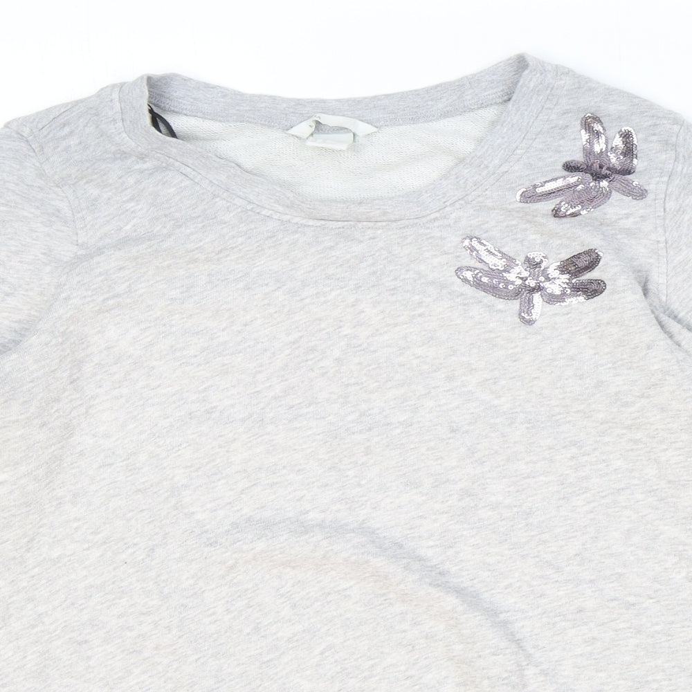 Womens UK Size M H&M Grey Pullover Jumper