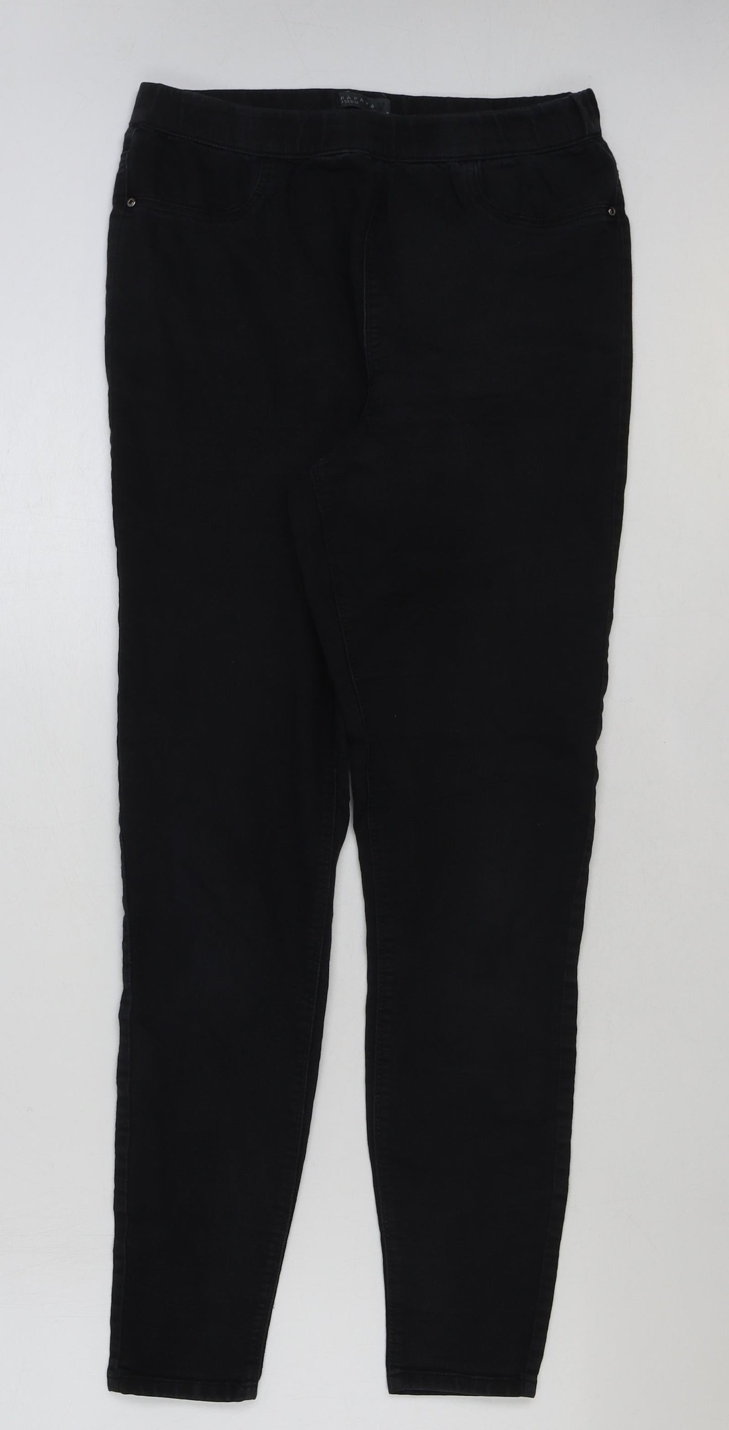 Womens UK Size 10 Papaya Regular Fit Jegging Blue Jeans
