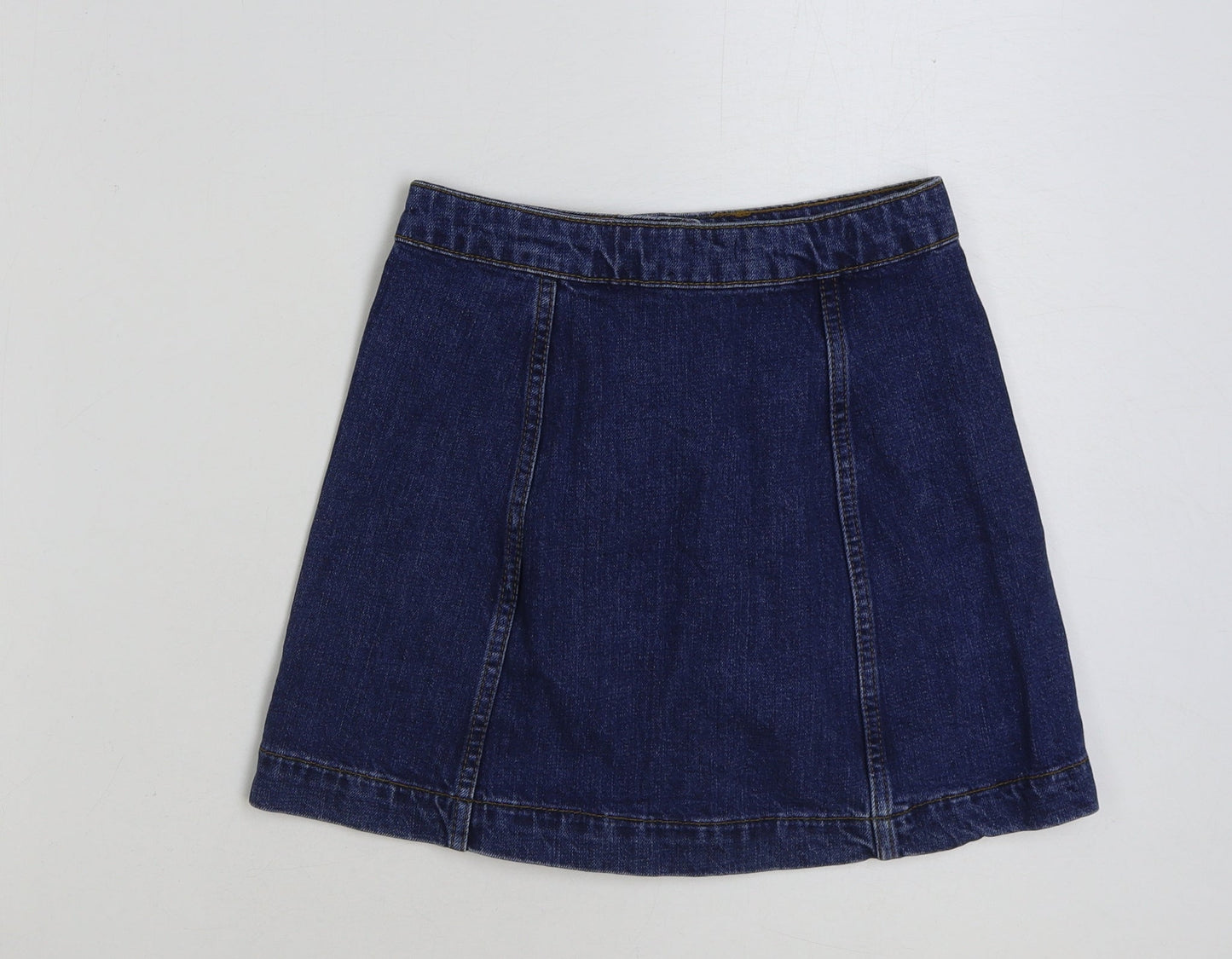 Womens UK Size 6 Topshop Mini Denim Skirt