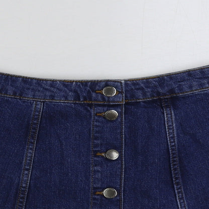 Womens UK Size 6 Topshop Mini Denim Skirt