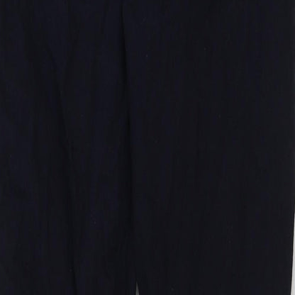 Womens UK Size 30 in H&M Regular Fit  Blue Trousers