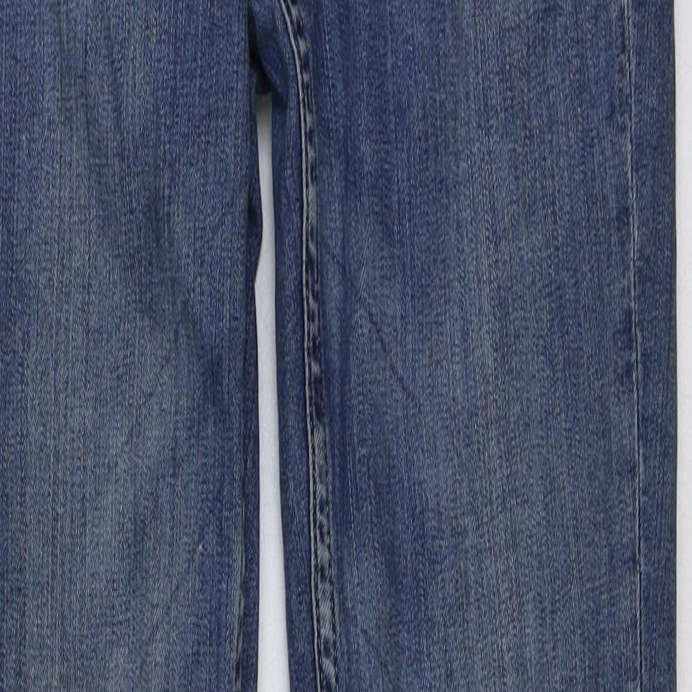 &denim Womens Blue Cotton Skinny Jeans Size 28 in L32 in Regular Button