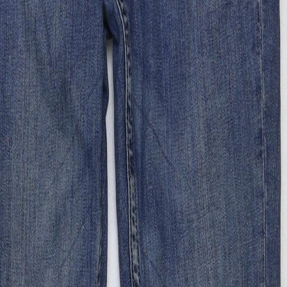 &denim Womens Blue Cotton Skinny Jeans Size 28 in L32 in Regular Button