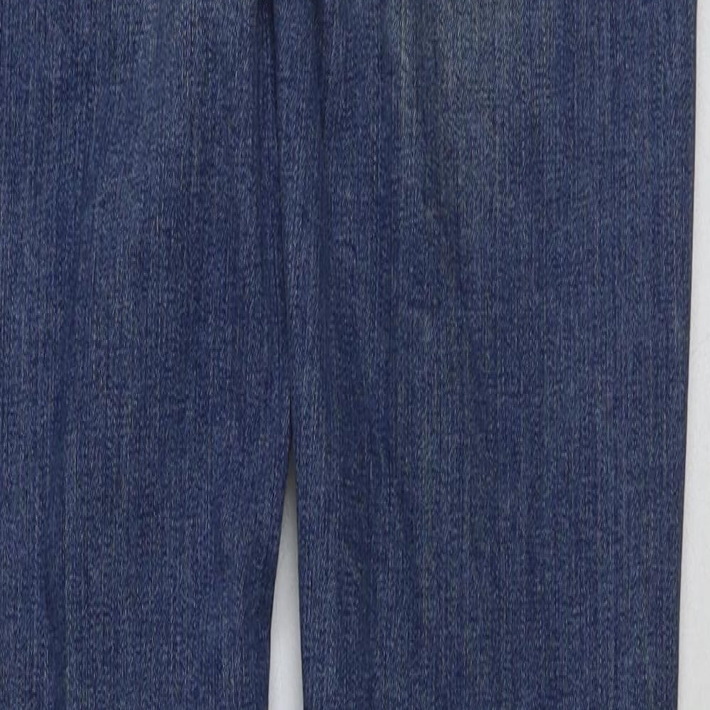 &denim Womens Blue Cotton Skinny Jeans Size 28 in L32 in Regular Button