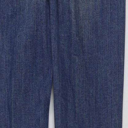 &denim Womens Blue Cotton Skinny Jeans Size 28 in L32 in Regular Button