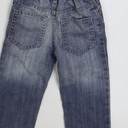 Matalan Blue Cotton Jeans Size 18-24 Months Button - Distressed