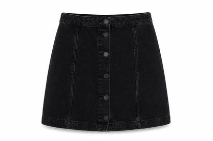 Womens UK Size 28 in Topshop A-Line Denim Skirt