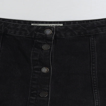 Womens UK Size 28 in Topshop A-Line Denim Skirt