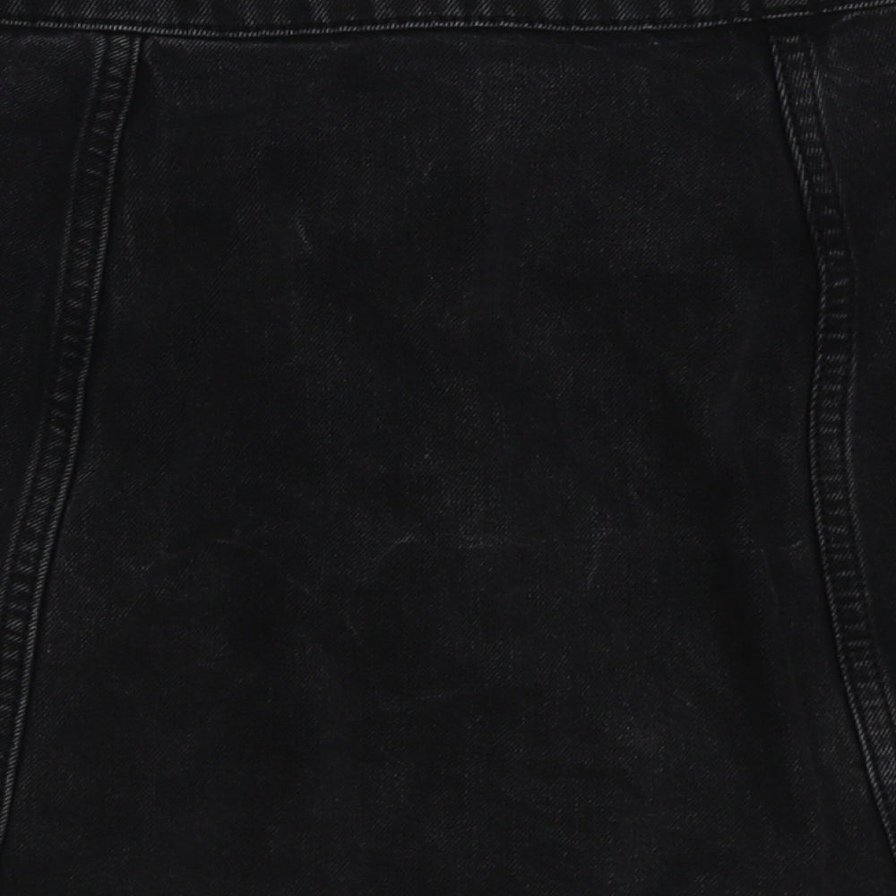 Womens UK Size 28 in Topshop A-Line Denim Skirt