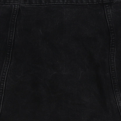 Womens UK Size 28 in Topshop A-Line Denim Skirt