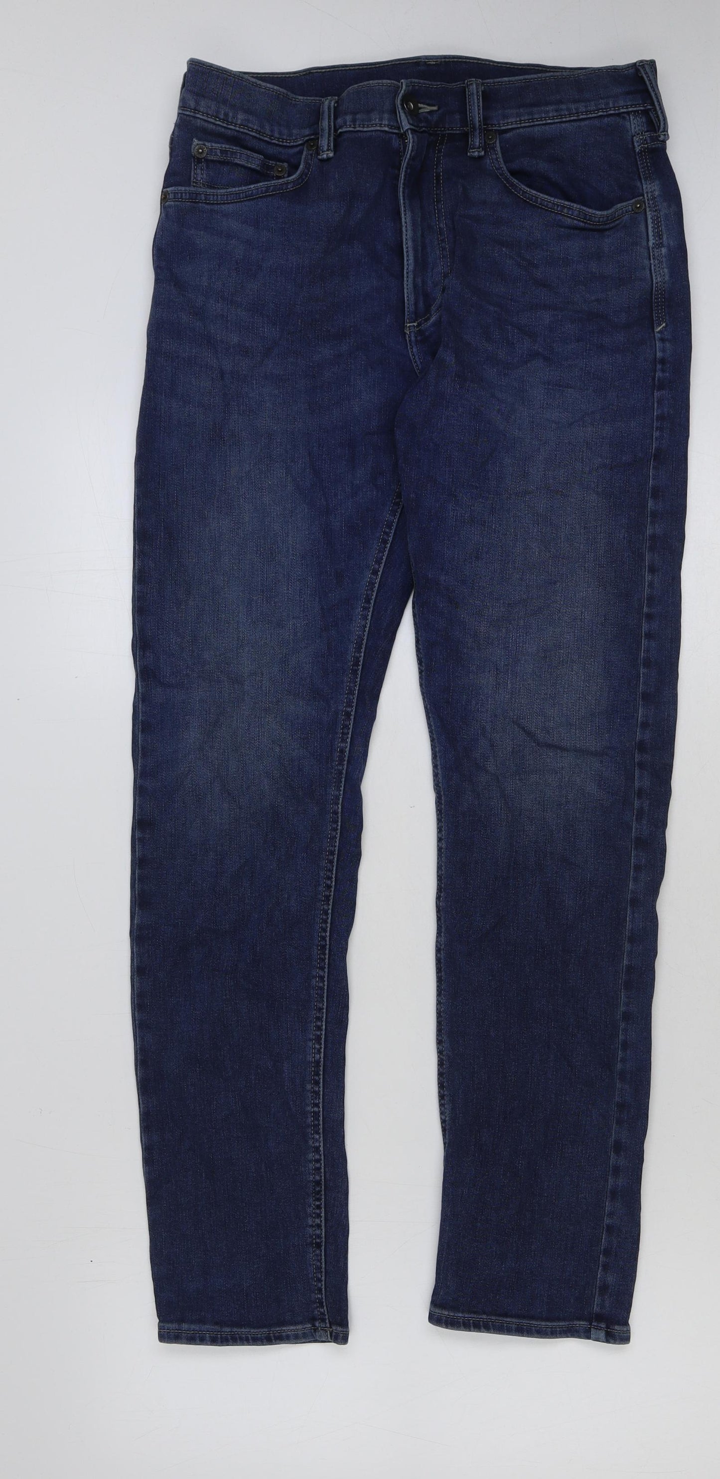 Womens UK Size 30 in Marks and Spencer Regular Fit Skinny Blue Jeans