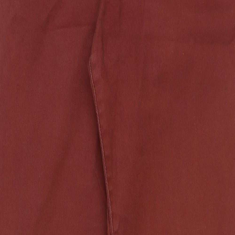 Womens UK Size 12 yesyes Regular Fit Skinny Red Jeans