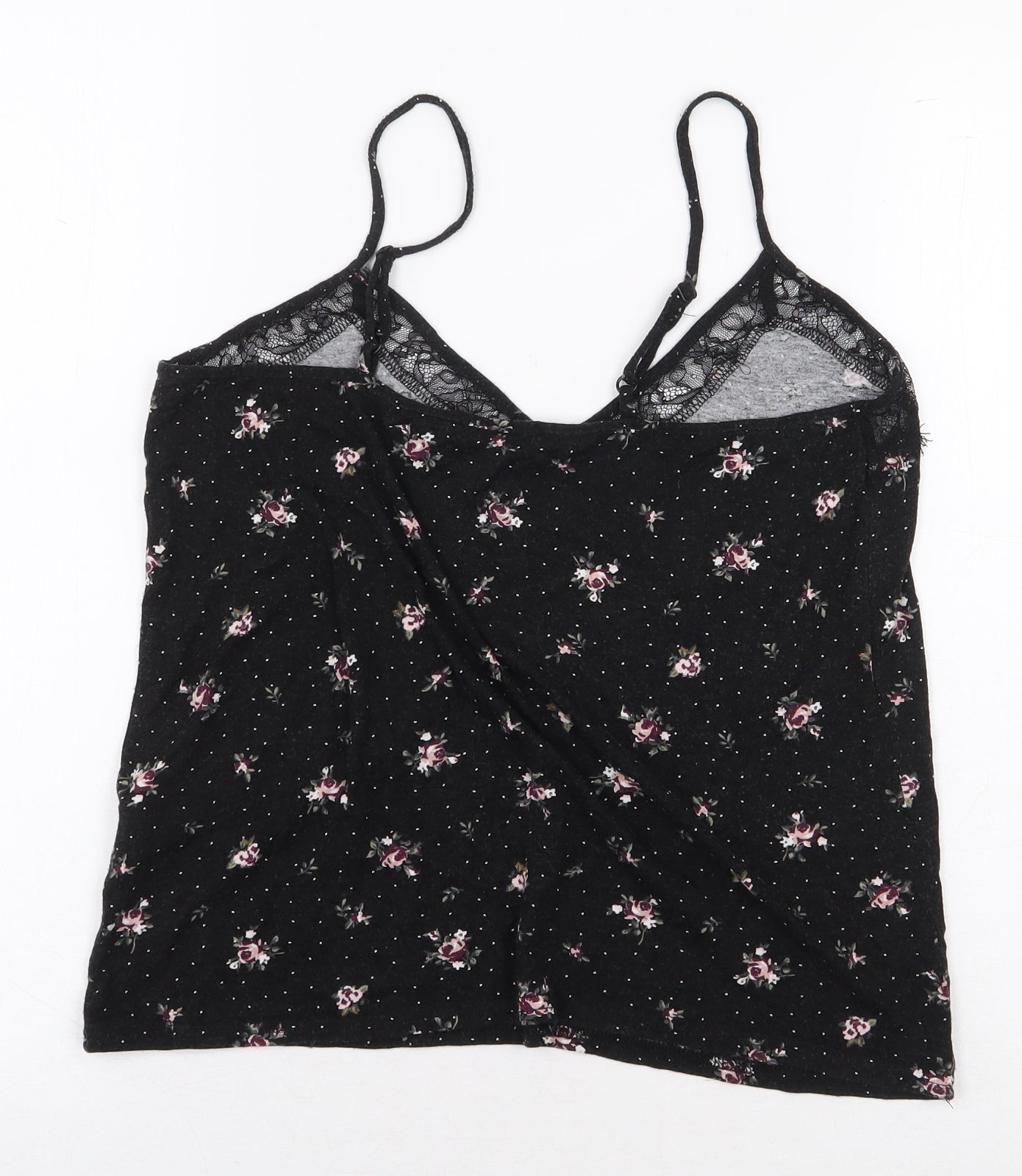 Womens UK Size M New Look Black Basic Blouse