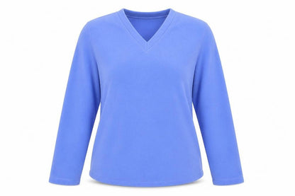 George Womens Purple Polyester Pullover Sweatshirt Size M Pullover - V-Neck