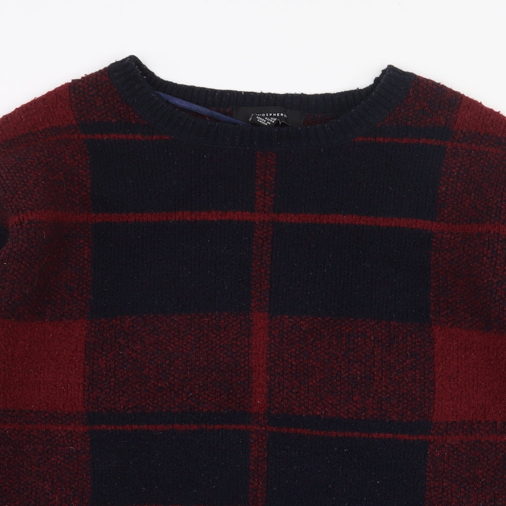 Womens UK Size M Atmoshpere Red Pullover Jumper