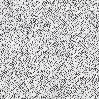 SheIn Womens White Animal Print Polyester Basic Blouse Size M V-Neck