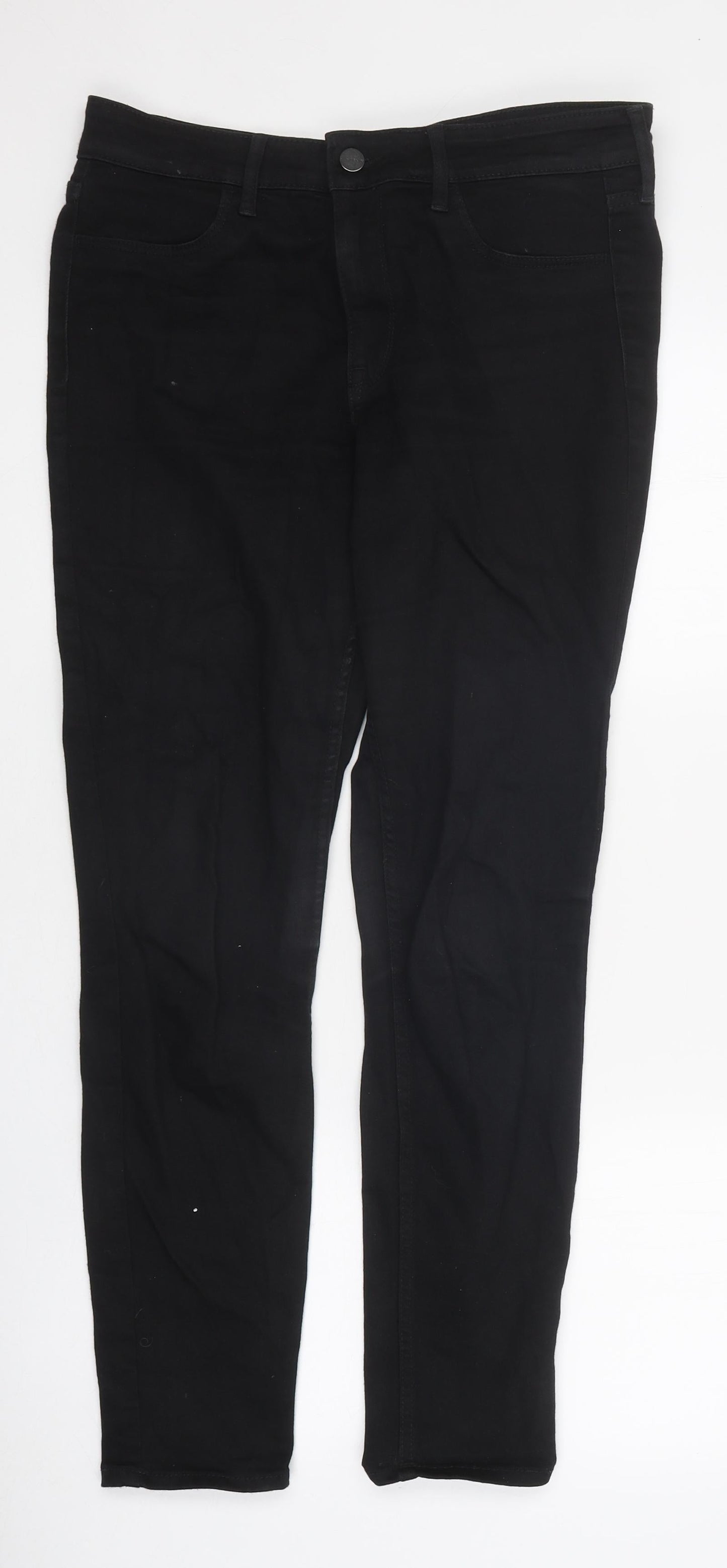 Womens UK Size 30 in Preworn Regular Fit Skinny Black Jeans