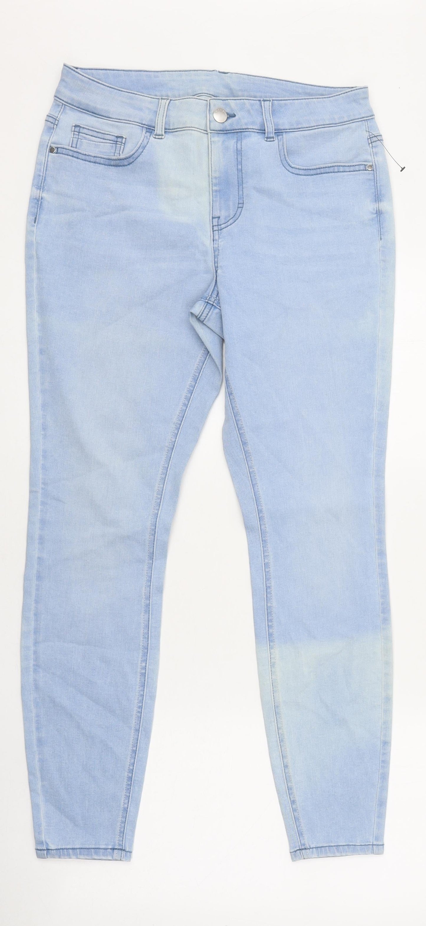 Womens UK Size 30 in Preworn Regular Fit Skinny Blue Jeans