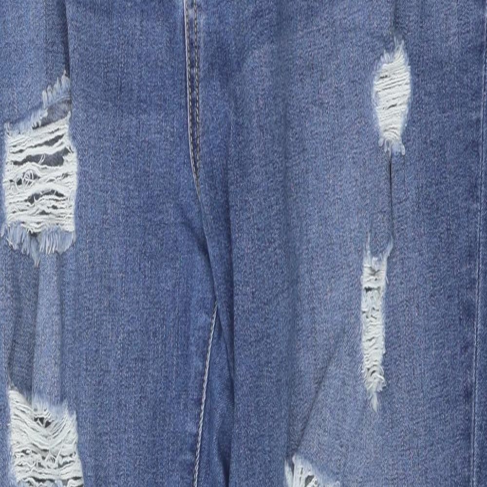 FOREVER 21 Womens Blue 100% Cotton Skinny Jeans Size 38 in L30 in Regular Zip