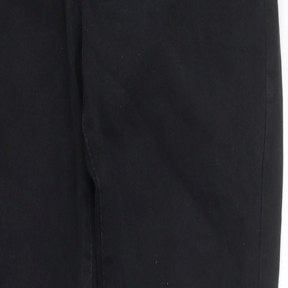 Mens UK Size 30 in Preworn Regular Fit Skinny Black Jeans
