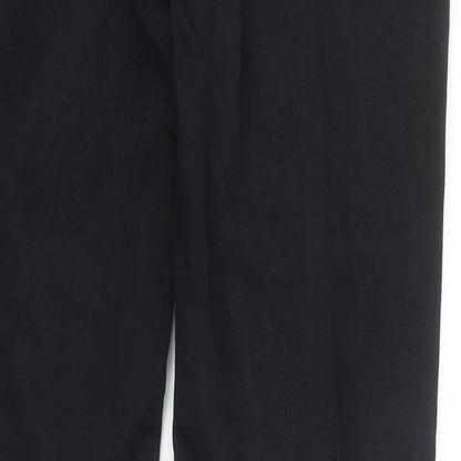 Mens UK Size 30 in Preworn Regular Fit Skinny Black Jeans