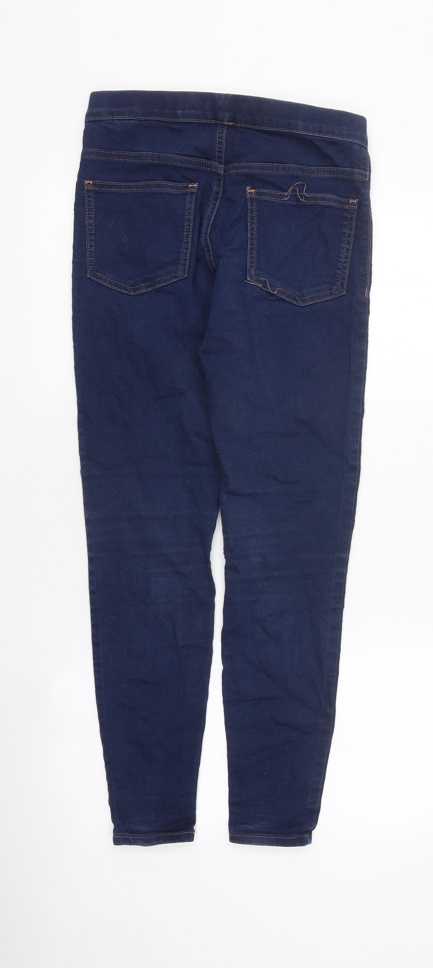 Womens UK Size 8 Marks and Spencer Regular Fit Jegging Blue Jeans