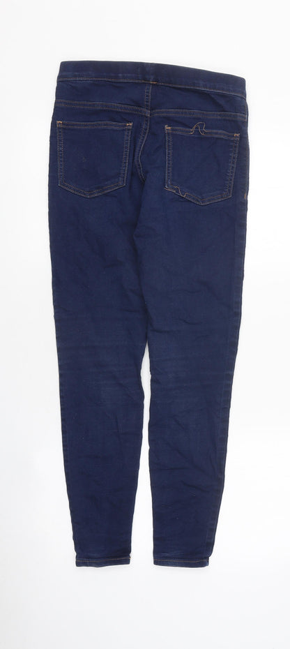 Womens UK Size 8 Marks and Spencer Regular Fit Jegging Blue Jeans