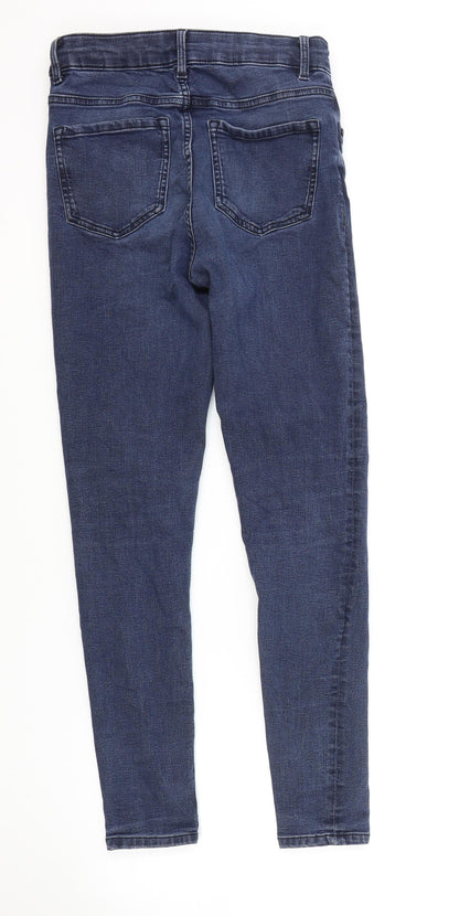 Womens UK Size 8 Marks and Spencer Regular Fit Skinny Blue Jeans