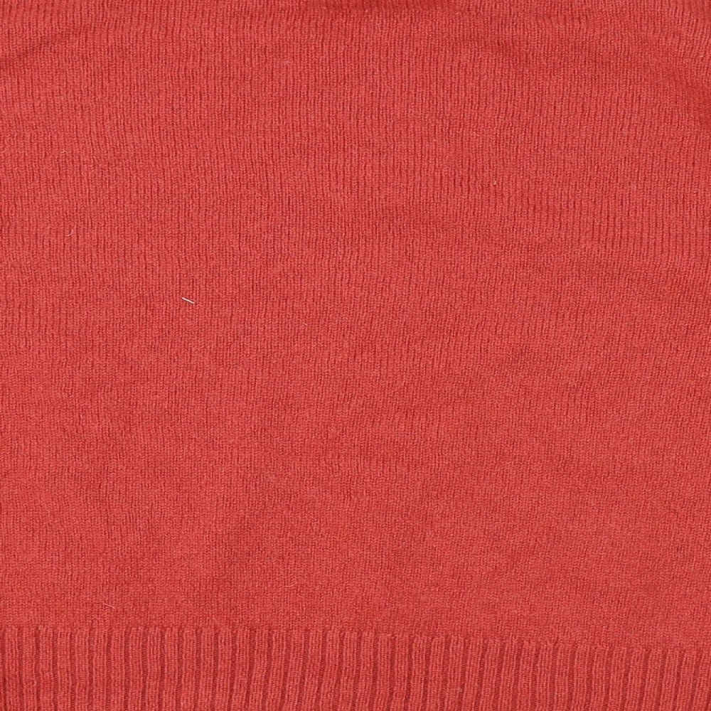 Womens UK Size S Marks and Spencer Red Pullover Jumper