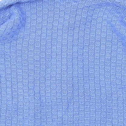 Womens UK Size M Insight Blue Cardigan Jumper