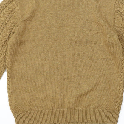 Womens UK Size XS H&M Yellow Pullover Jumper