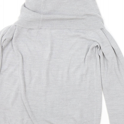 Womens UK Size 12 Marks and Spencer Grey Pullover Jumper