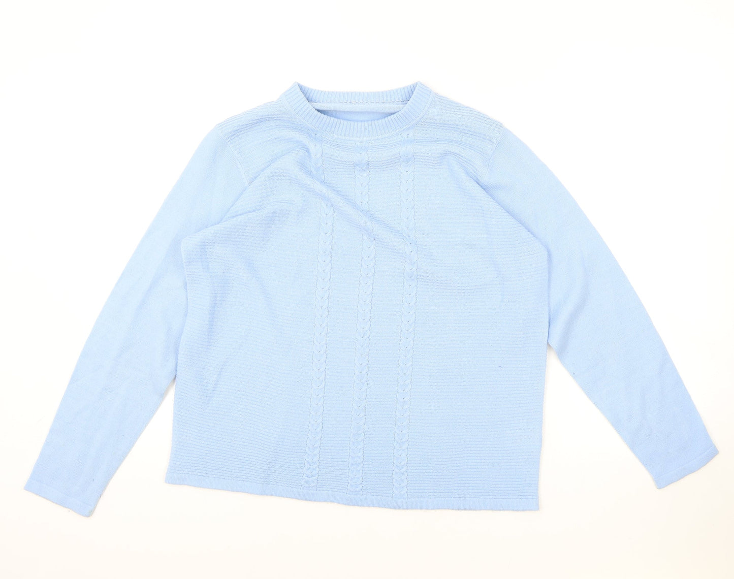 Womens UK Size One Size EWM Blue Pullover Jumper
