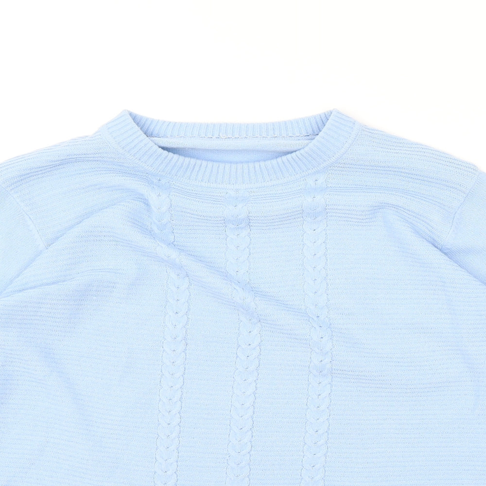 Womens UK Size One Size EWM Blue Pullover Jumper