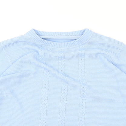 Womens UK Size One Size EWM Blue Pullover Jumper