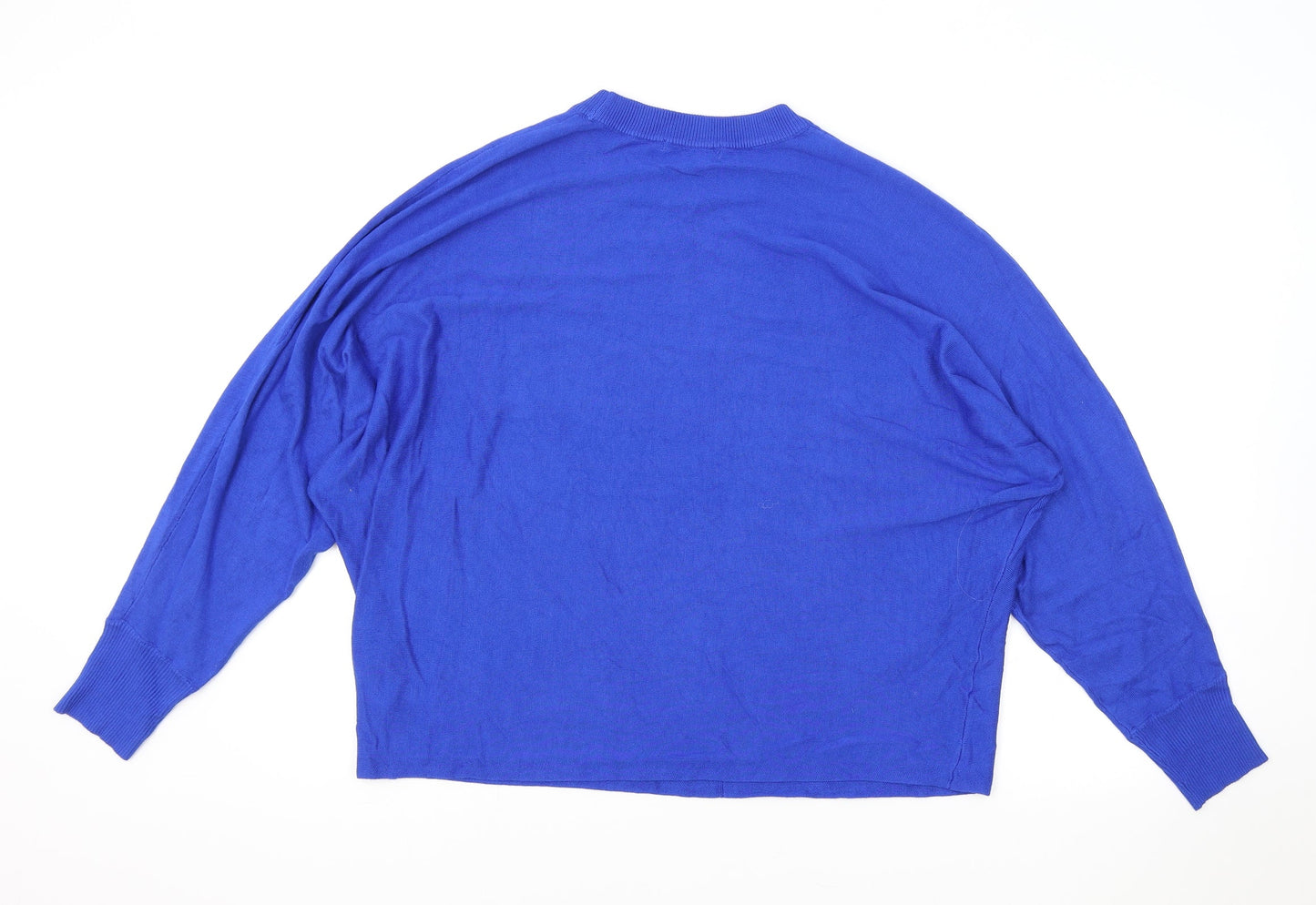 TU Womens Beige Round Neck Viscose Pullover Jumper Size 14