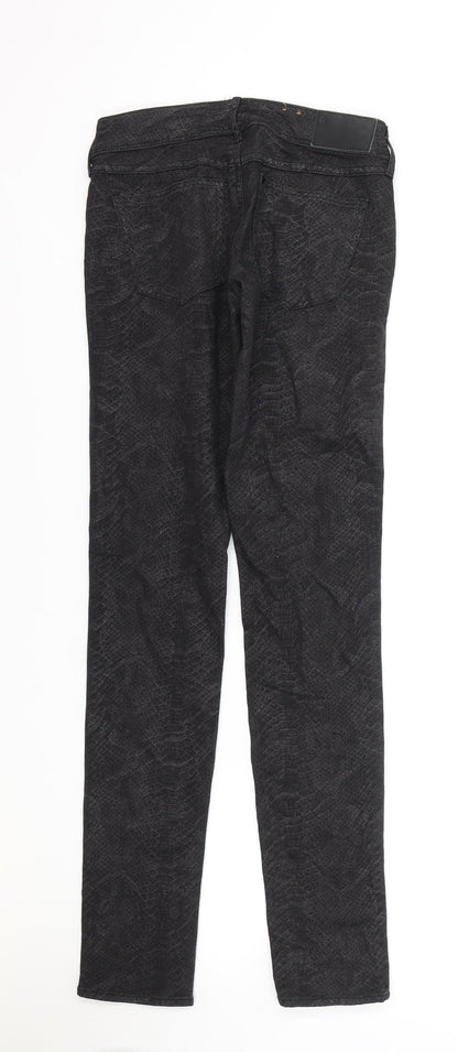 Womens UK Size 24 in H&M Regular Fit Skinny Black Jeans